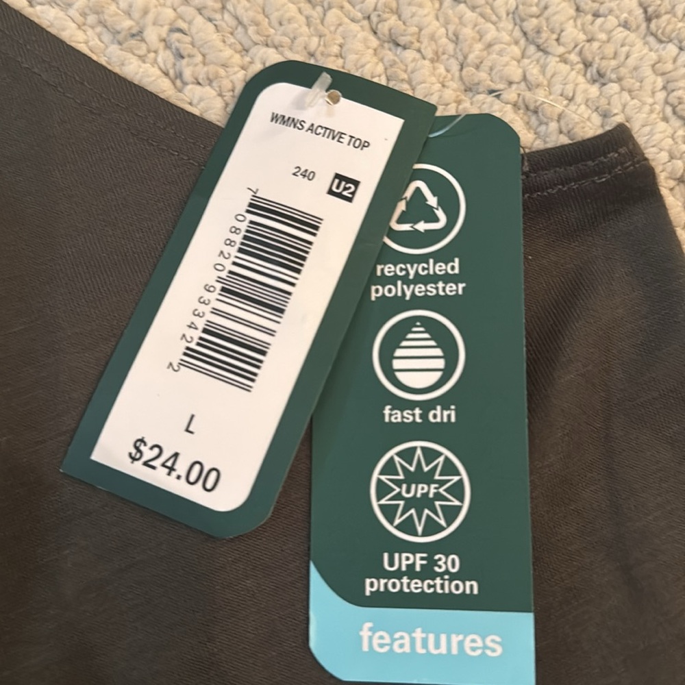MTA Sport Olive Green Tank Top - Picture 3 of 9